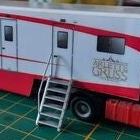 Escalier pour remorque caravane forain