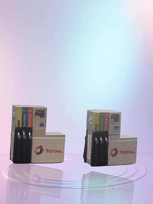 2x Pompe a essence Moderne (2 FACES AVEC PISTOLETS) 4 Marques possible