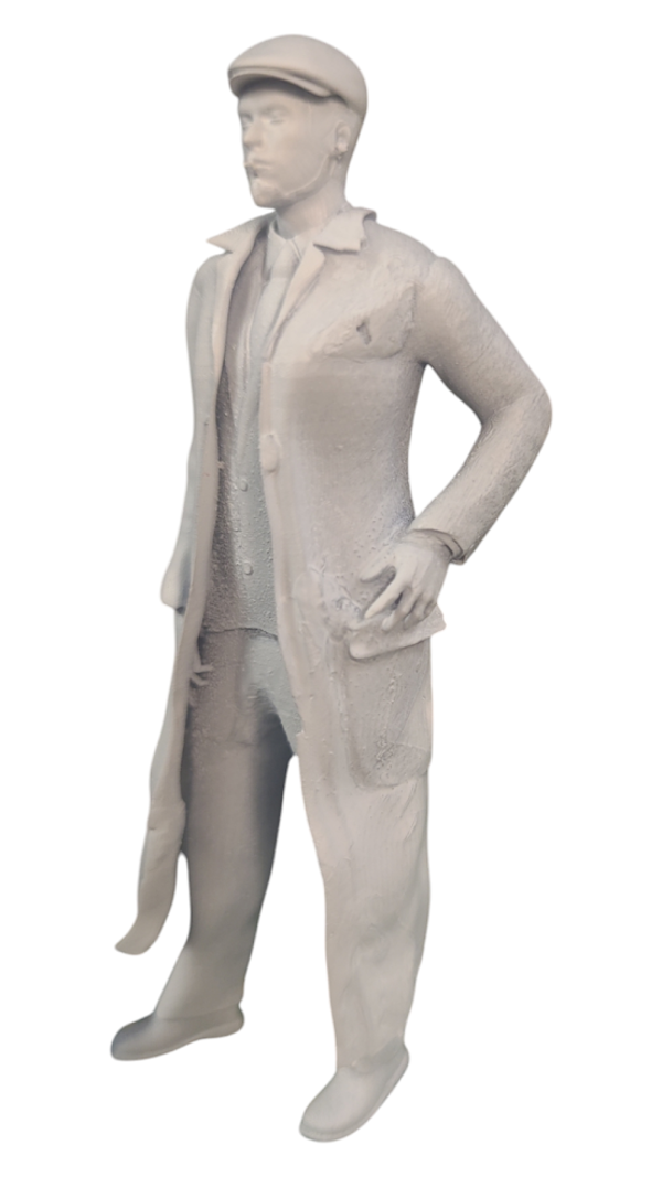 Personnage 1/25  Bob non peint H=80mm