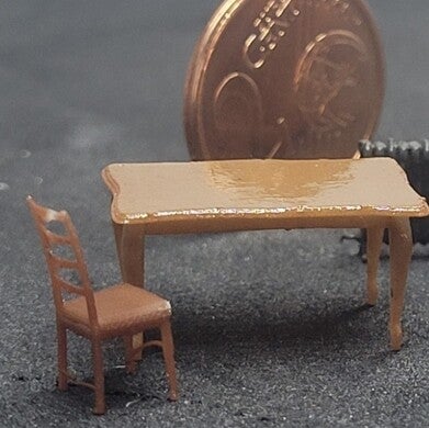 Mobilier- Table de Séjour +4 chaises dossier haut epoque IV