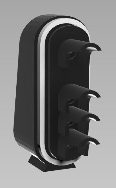 Cible 4leds Protection des aiguillages (J,R,V,R)