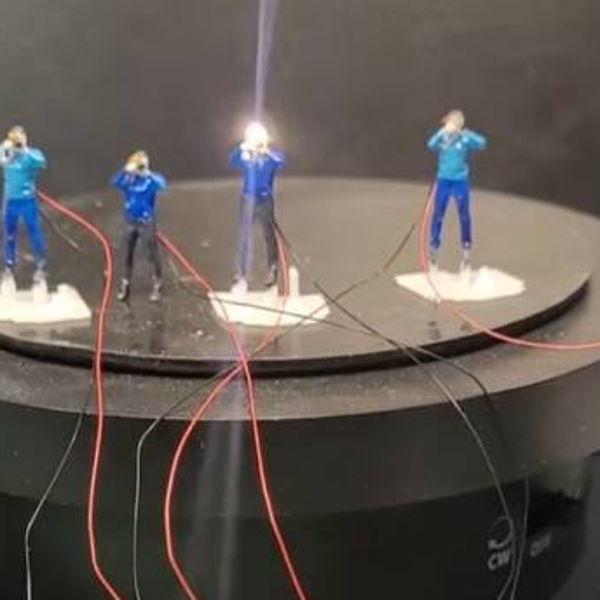 4xPhotographes avec led