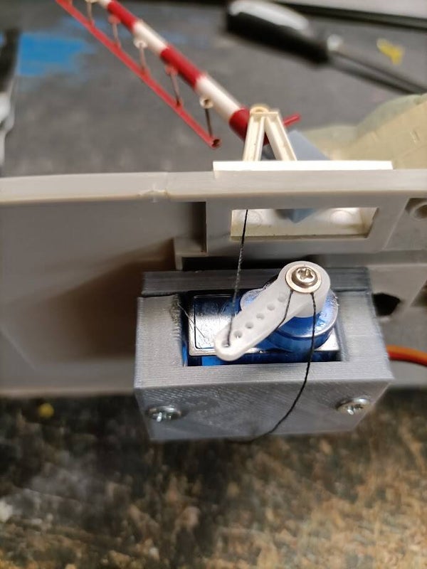 Support pour servo moteur SG9 Bleu ,2 pieces