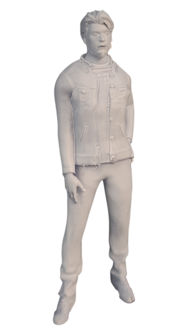 Personnage 1/25  John non peint H=76mm