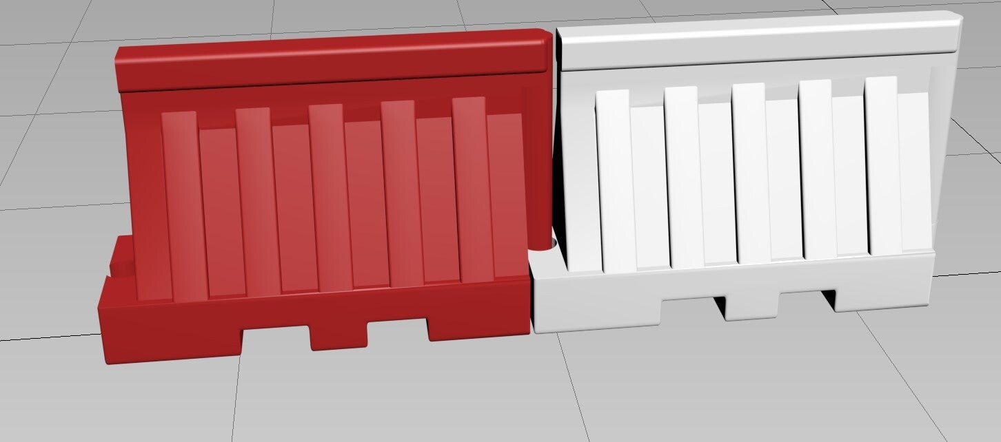 Balises de séparation de voies (K16) dessus plein (12 pieces)