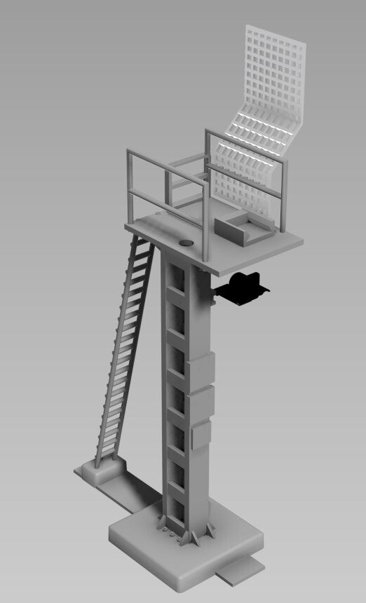 Mat déporté enterré 44mm avec grille pour plus de 5 feux