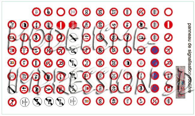 Panneaux routier 8mm