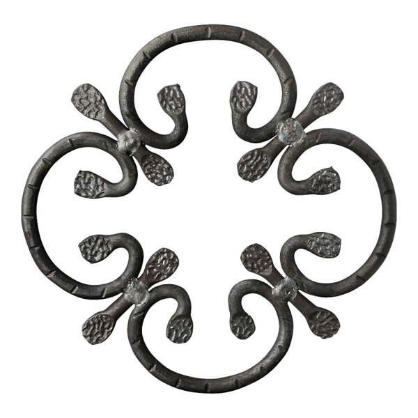 Fancy rosette 10 mm round bar 250x250