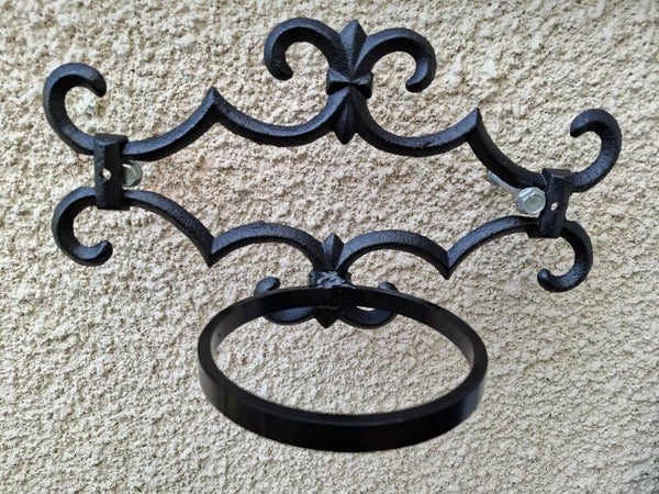 vertical cast iron planter