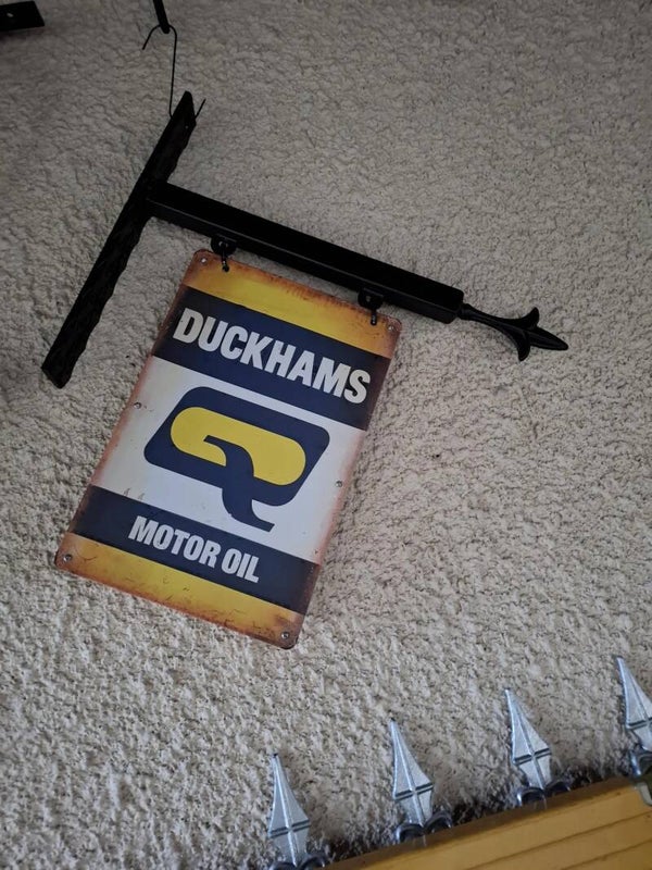 Retro Duckams sign and bracket