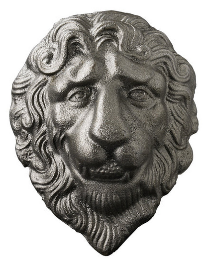 cast iron lion head