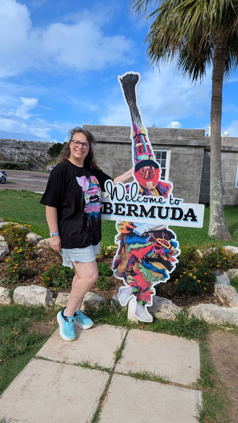 Julie in Bermuda