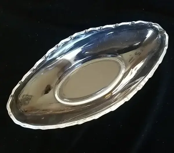 Vintage Fostoria Century Clear Glass 8 1/2" Oval Pickle Serving Dish Bowl