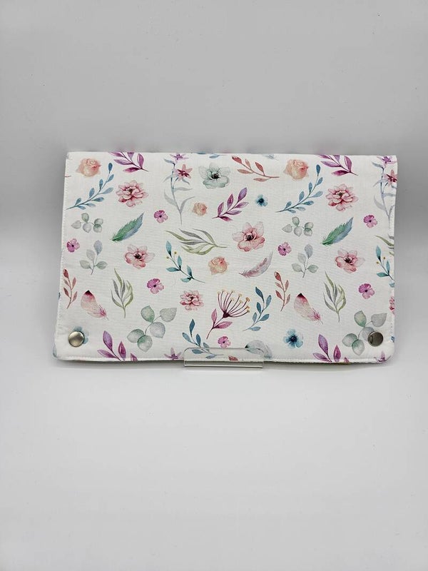 Windeltasche Blumen rosa
