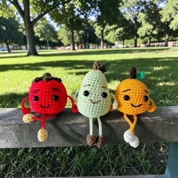 La famille Fruit au crochet
