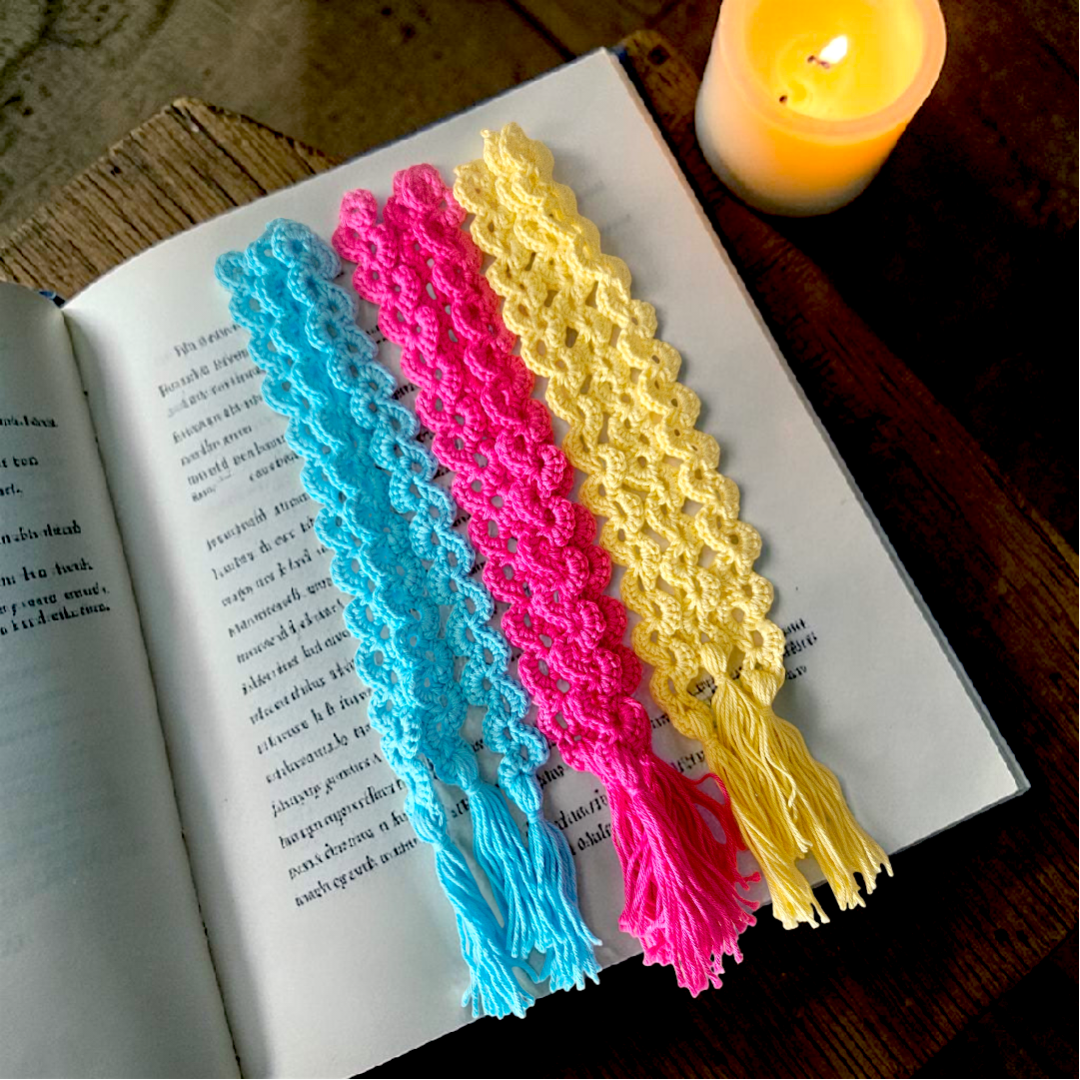 Marque-page bohème au crochet
