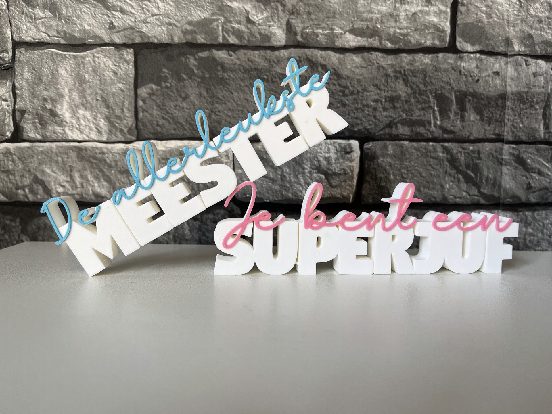 Super juf of allerleukste meester woordenbeeldje