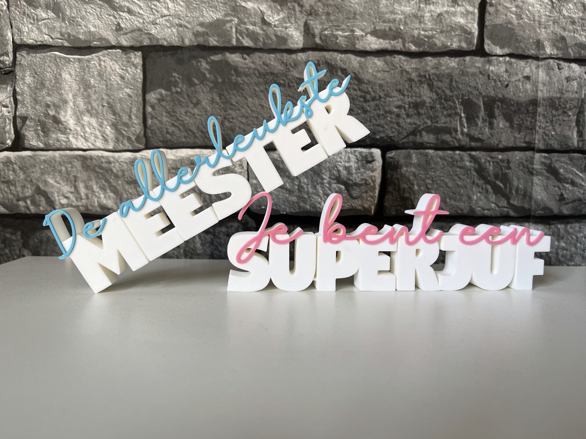Super juf of allerleukste meester woordenbeeldje