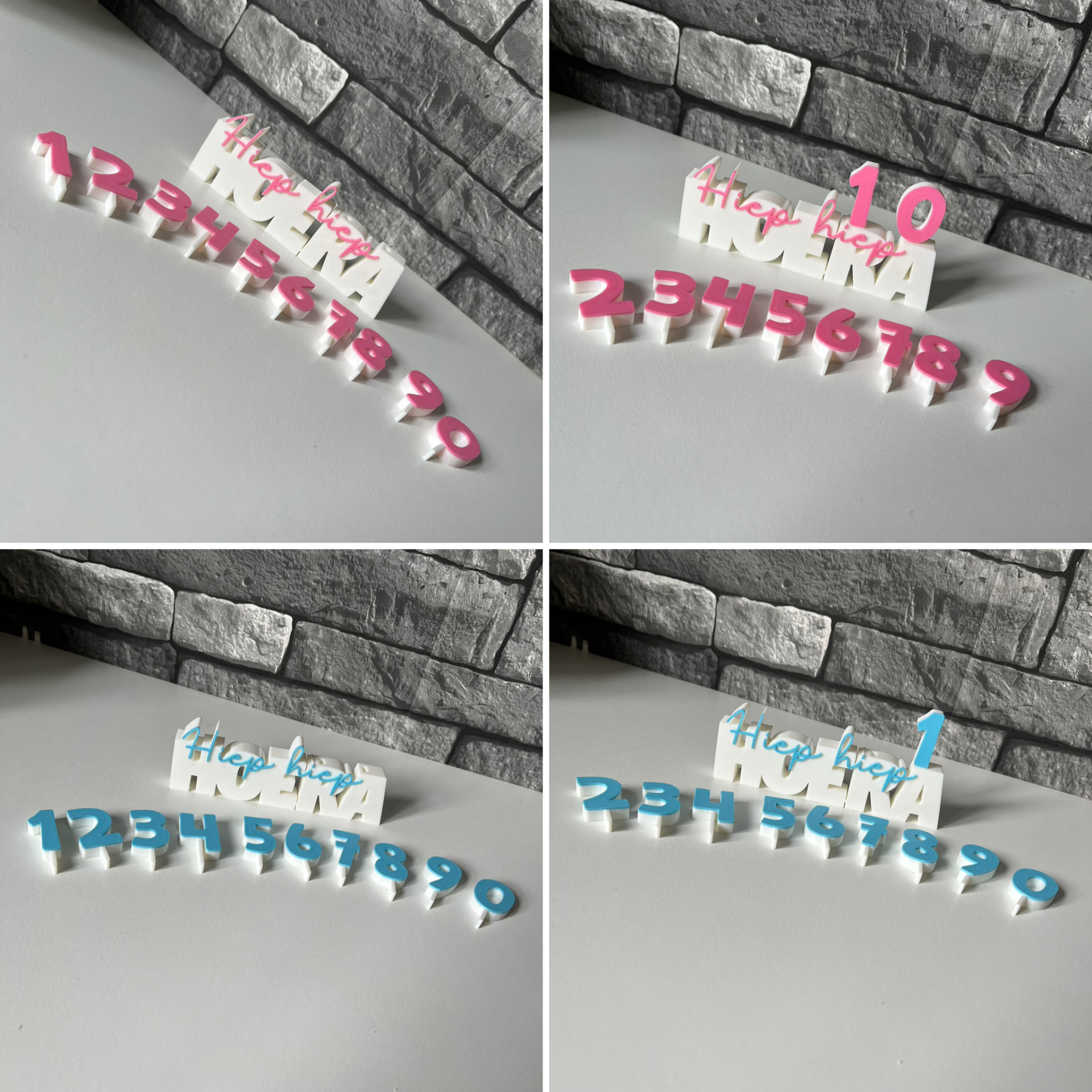 Hiep Hiep hoera met cijfers (basis set)