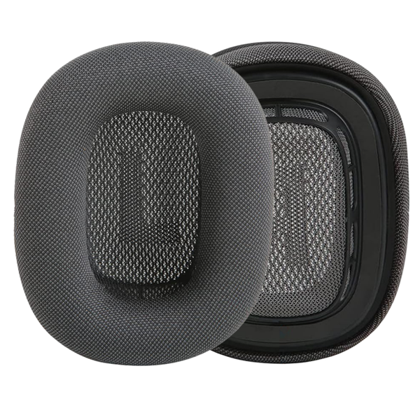 AirPods Max o kussen *Vervangende Oorkussens voor AirPods Max Koptelefoon - Mesh Stof Oorkussens met Siliconen Laag - Geluidsisolatie Oorkussens Vervanging - Space Grey*