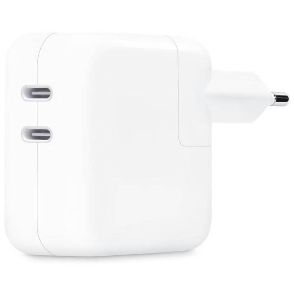 Apple Originele USB-C Power Adapter - Oplader - Dubbele USB-C aansluiting - 35W - Wit