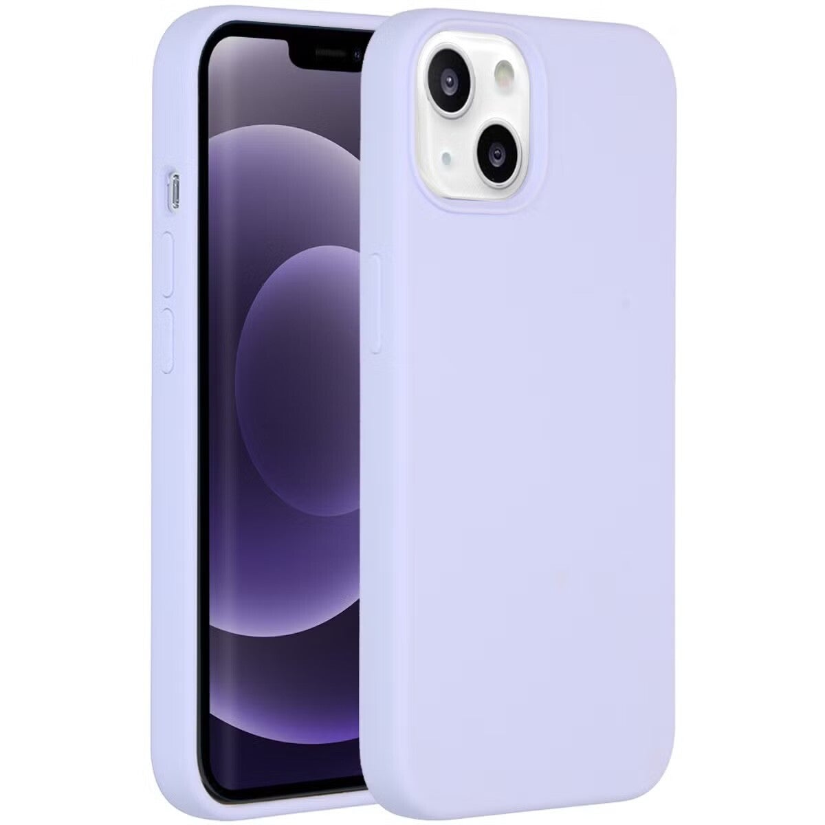 Accezz Liquid Silicone Backcover voor de Apple iPhone 13 - Paars
