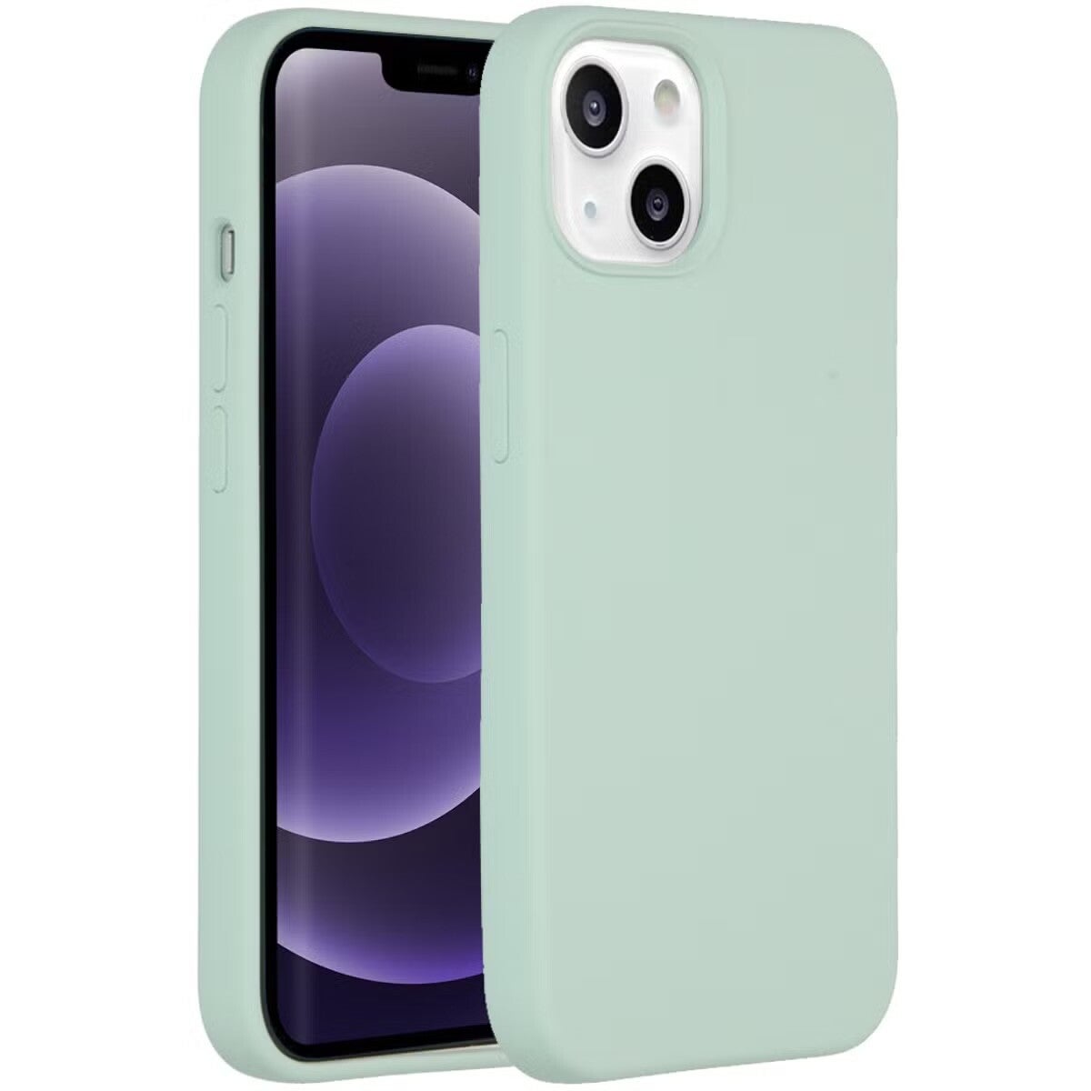 Accezz Liquid Silicone Backcover voor de Apple iPhone 13 - Sky Blue