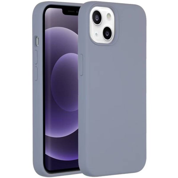 Accezz Liquid Silicone Backcover voor de Apple iPhone 13 - Lavender Gray