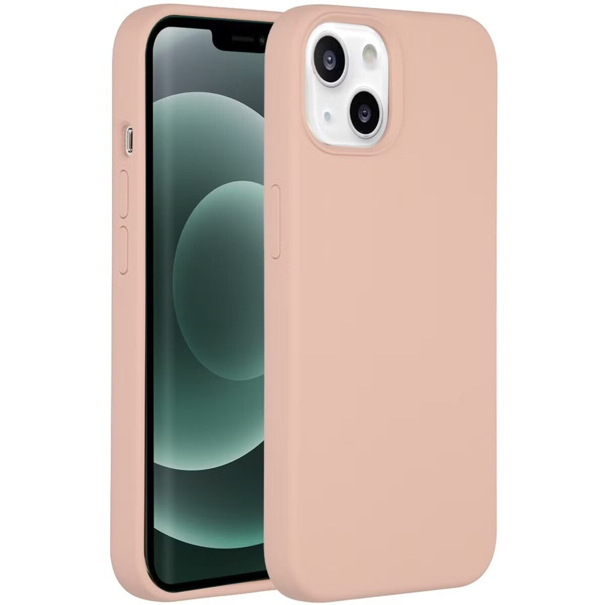 Accezz Liquid Silicone Backcover voor de Apple iPhone 13 Mini - Roze