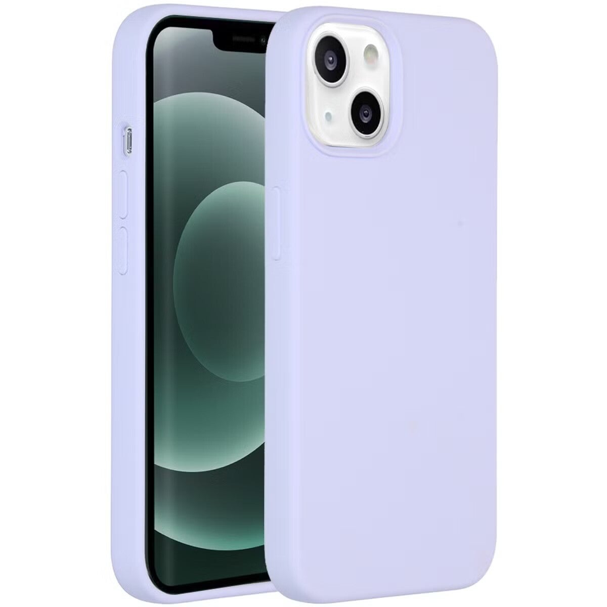 Accezz Liquid Silicone Backcover voor de Apple iPhone 13 Mini - Paars
