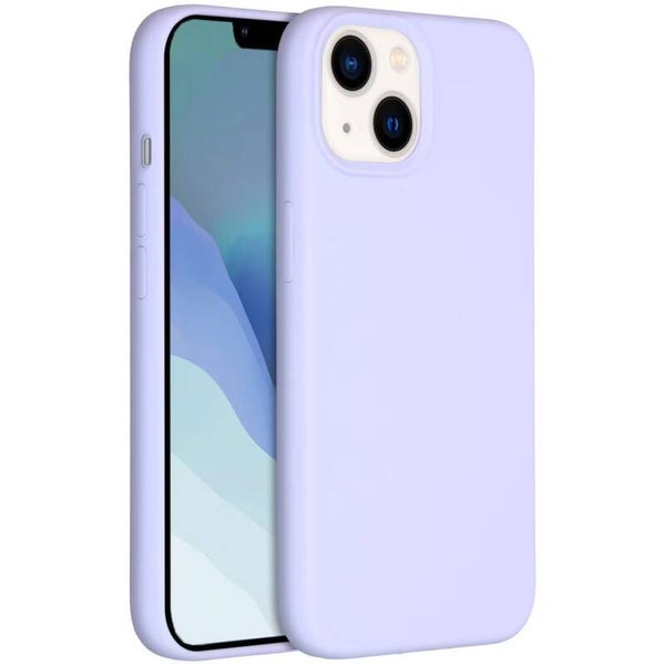 Accezz Liquid Silicone Backcover voor de Apple iPhone 14 - Paars