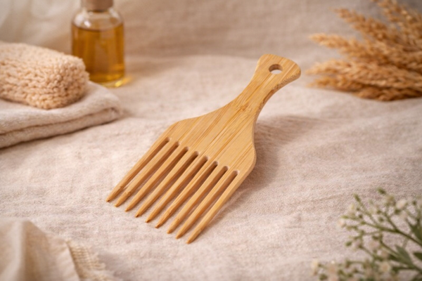 Peigne Afro Ancestral – Bambou antistatique