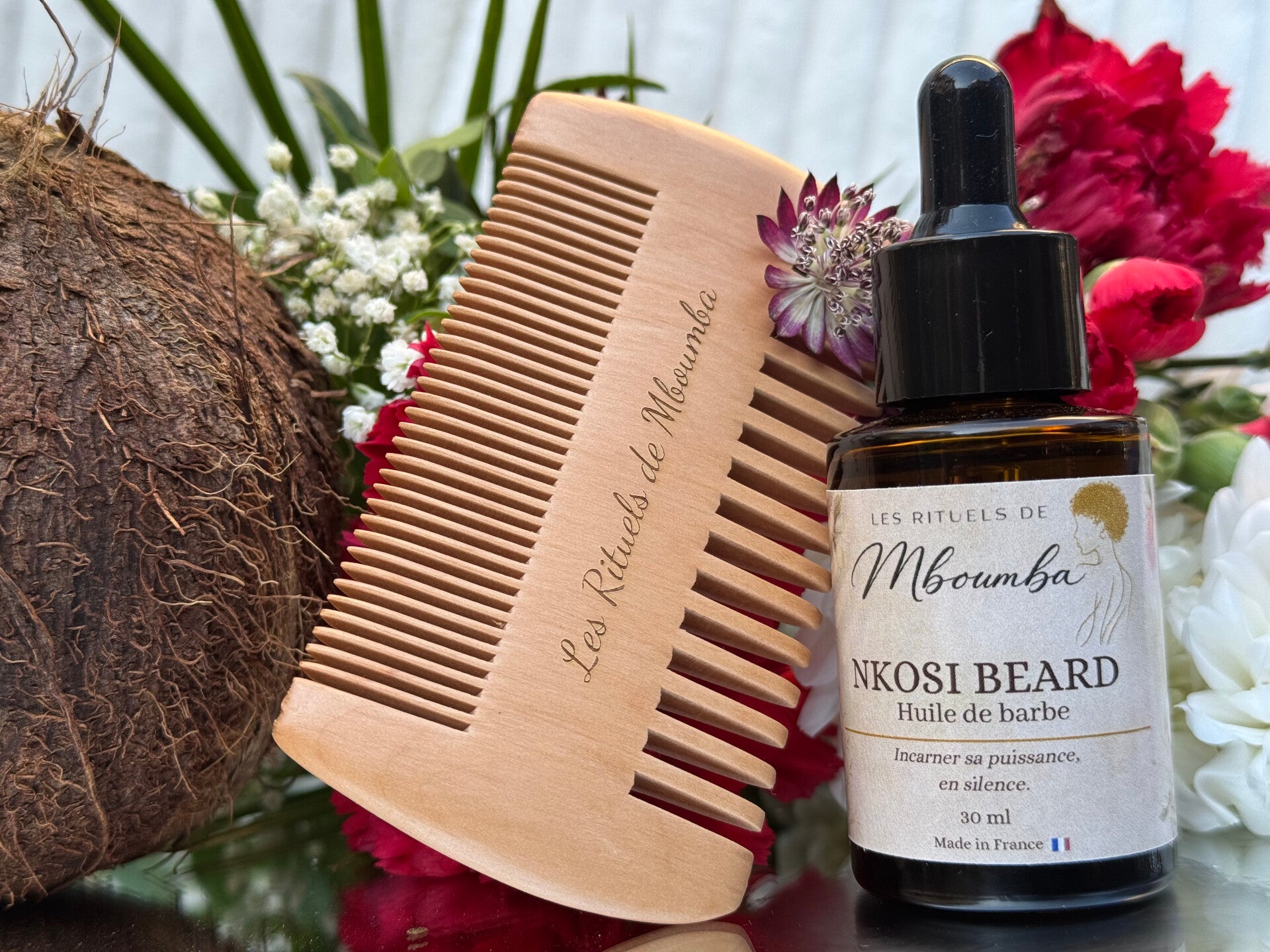 Nkosi Beard —  Huile de barbe nourrissante & fortifiante