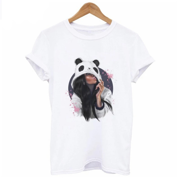 T-shirt "Meisje Panda" 