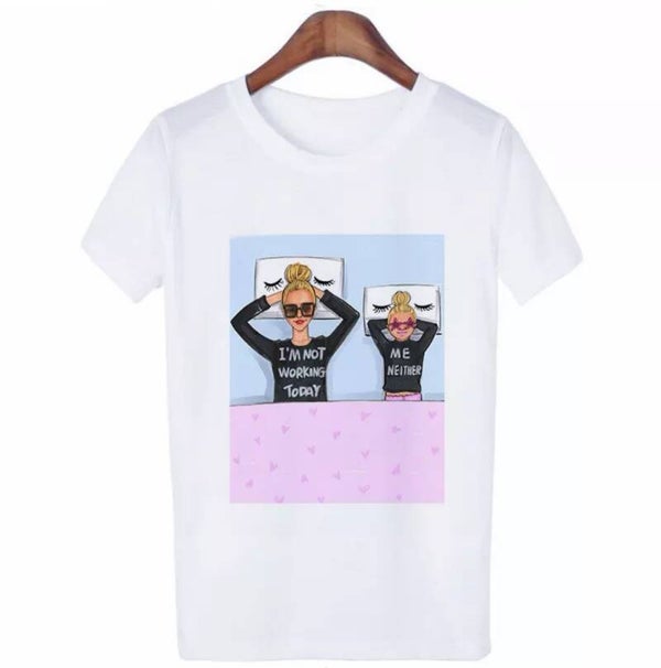 T-shirt "I'm not working today..." 