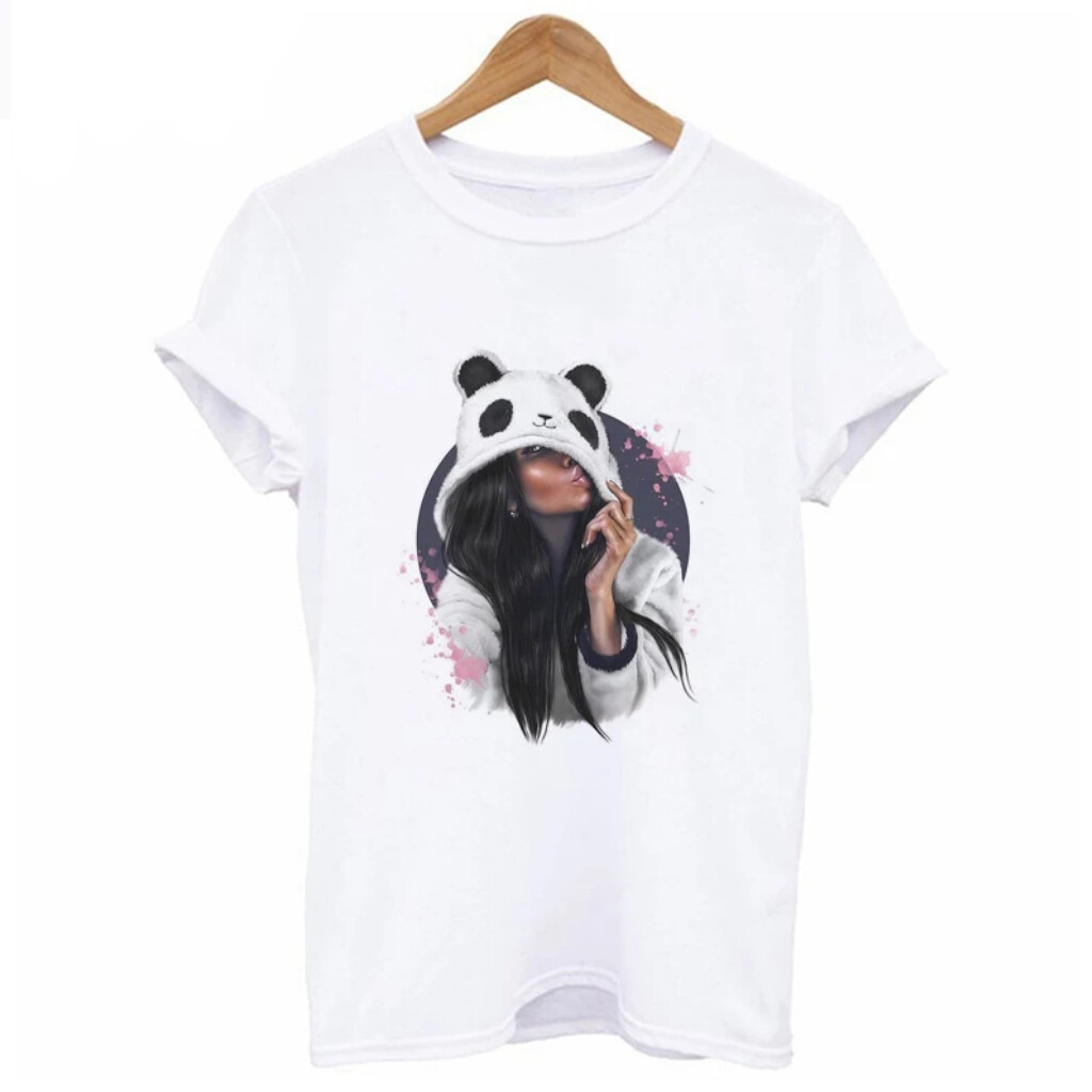 T-shirt "Meisje Panda" 