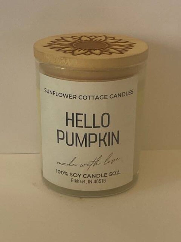 Hello Pumpkin - Available in 5oz or 8oz