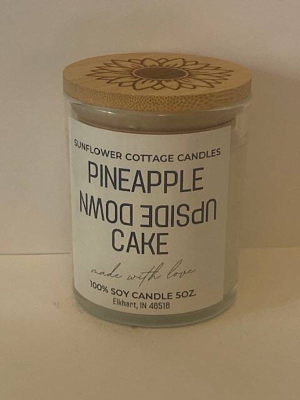 Pineapple Upside Down Cake - Available in 5oz or 8oz