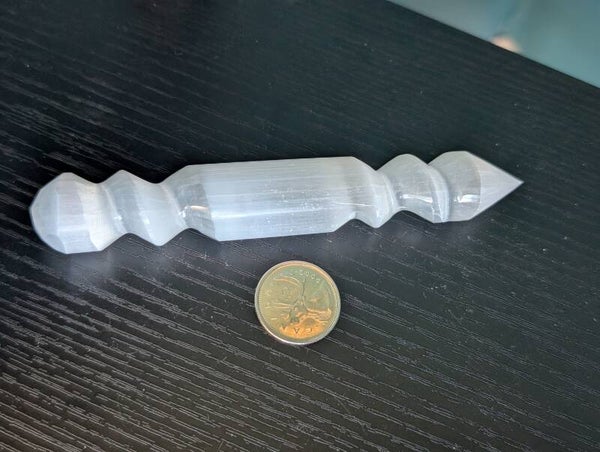 Spiral Selenite "Wand"