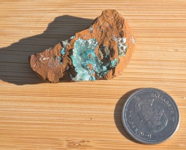 Rosasite on Matrix