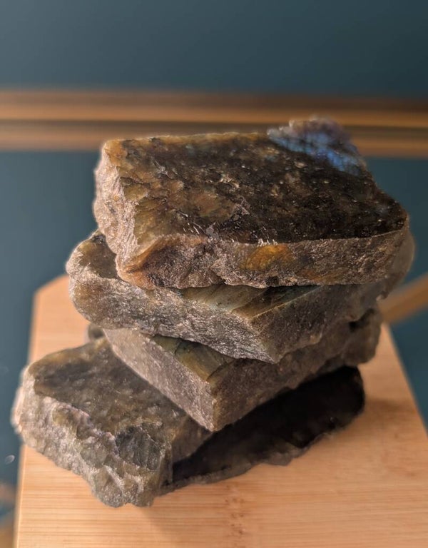 Labradorite slabs