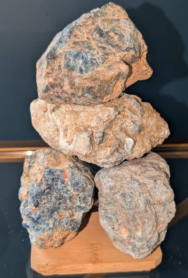 Apatite Blue Chunk