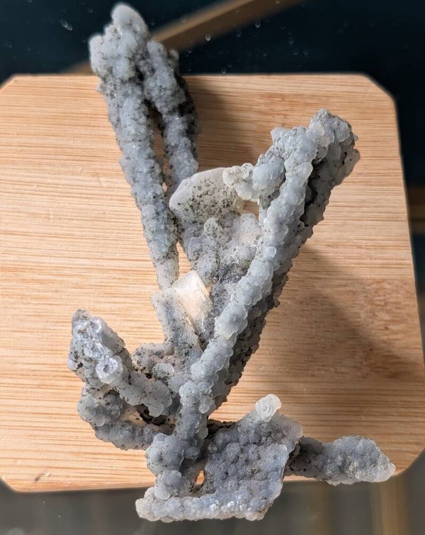 Apophyllite on Chalcedony
