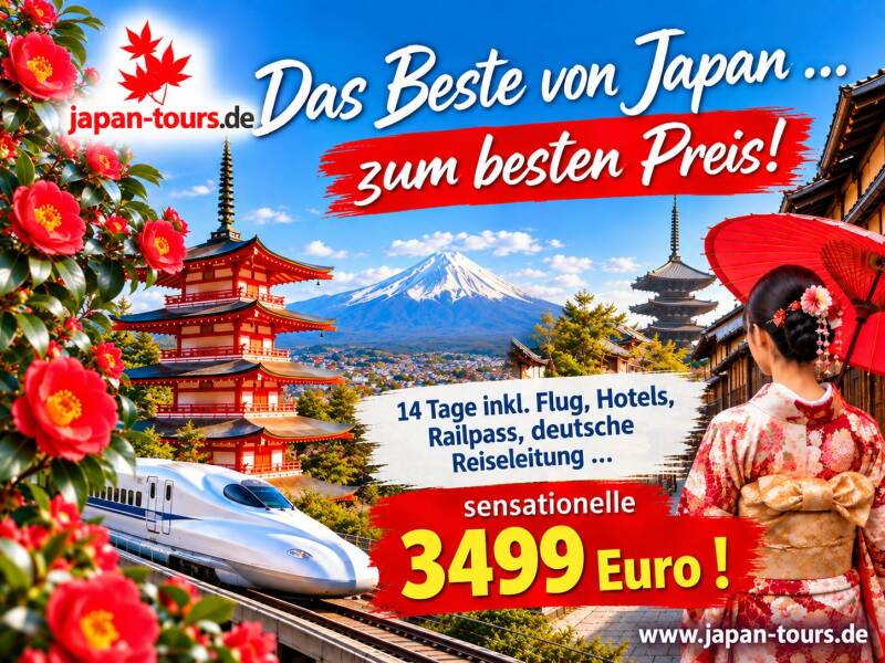 Gruppenreise Japan Das Beste von Japan   | www.japan-tours.de