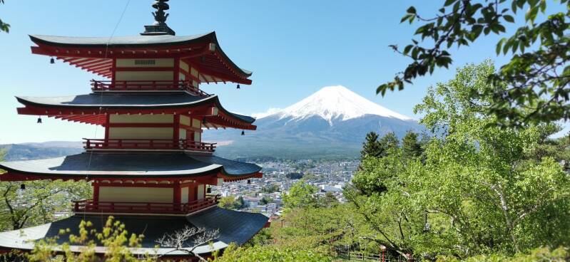 Chureito-Pagode Mt. Fuji   | www.japan-traumreisen.de