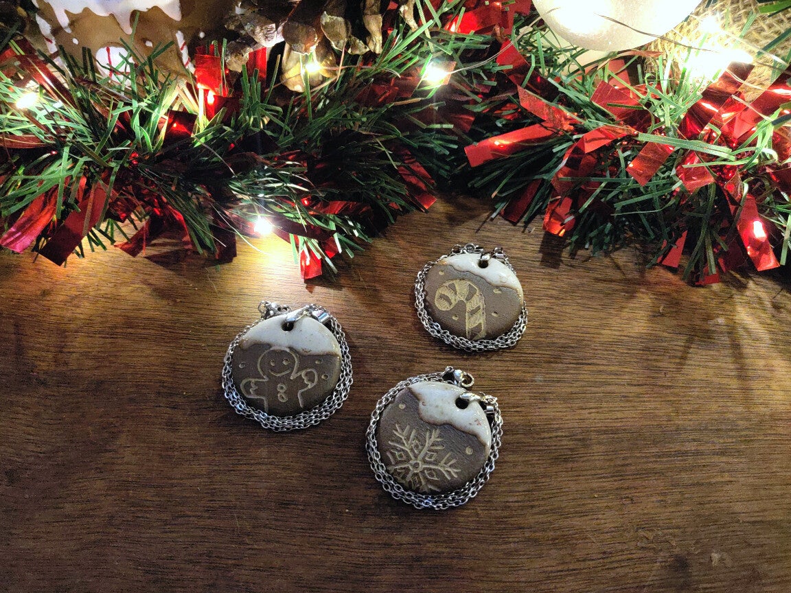 Collier Noël Pain d'épices