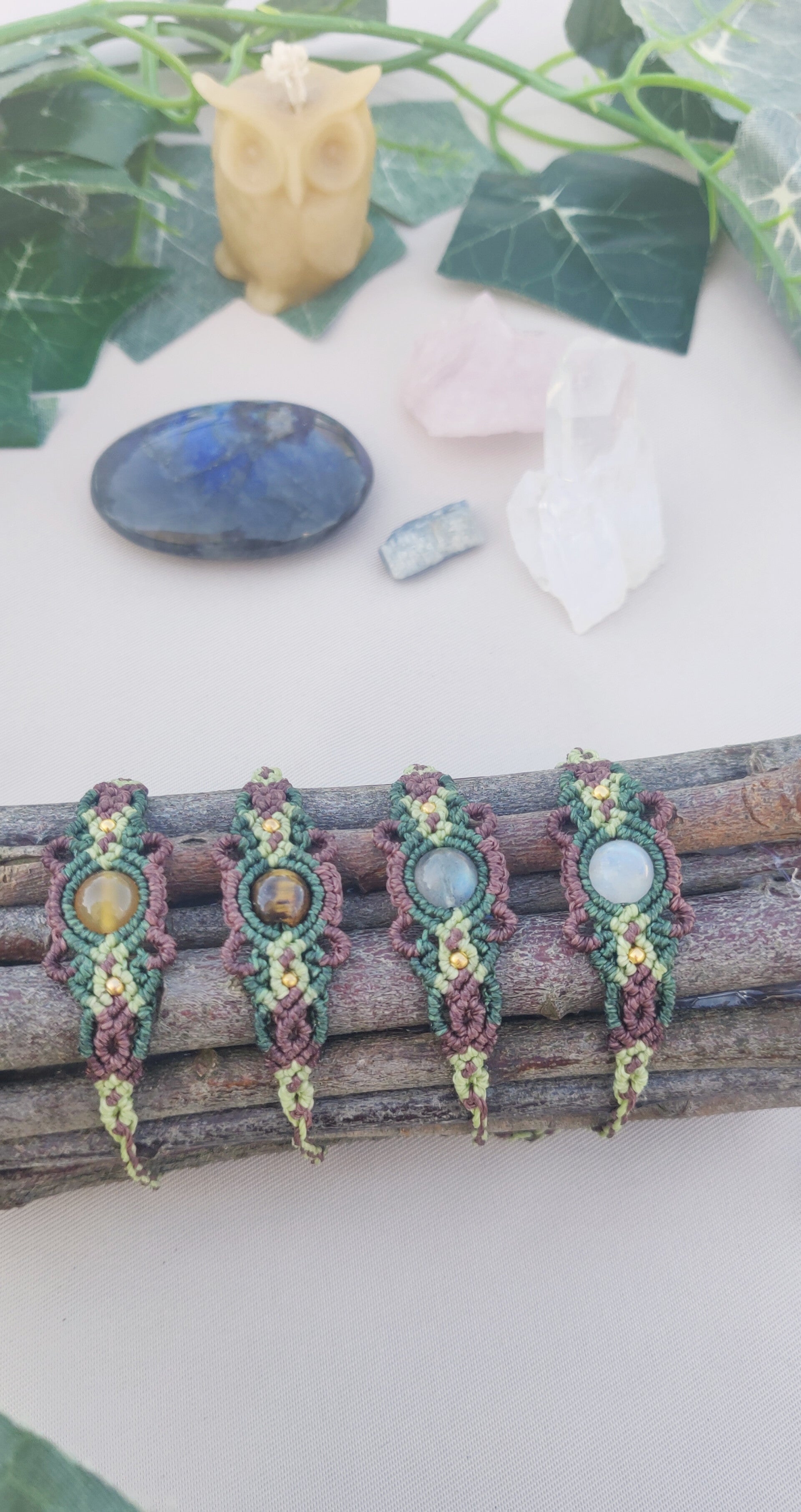 Bracelet Tissé Forêt