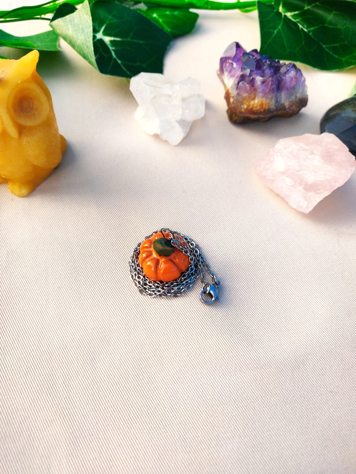 Collier Citrouille