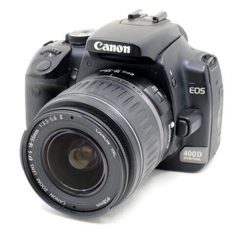 Canon spiegelreflexcamera 400D + zoomlens 18-55mm