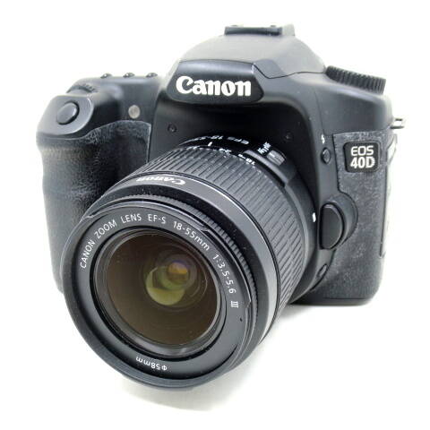 Canon spiegelreflexcamera 40D + zoomlens 18-55mm